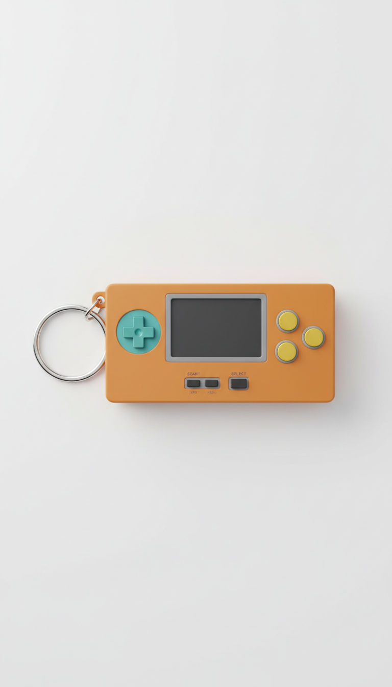 Rubber Duck Disco Keychain