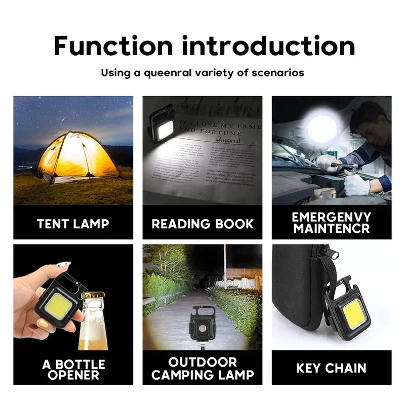 Mini LED Flashlight Charm